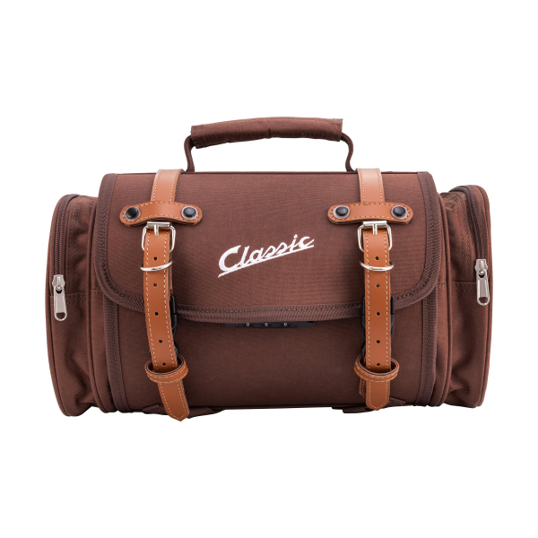 Tasche/Koffer für Gepäckträger - "Classic" - 10 Liter - tobacco-braun